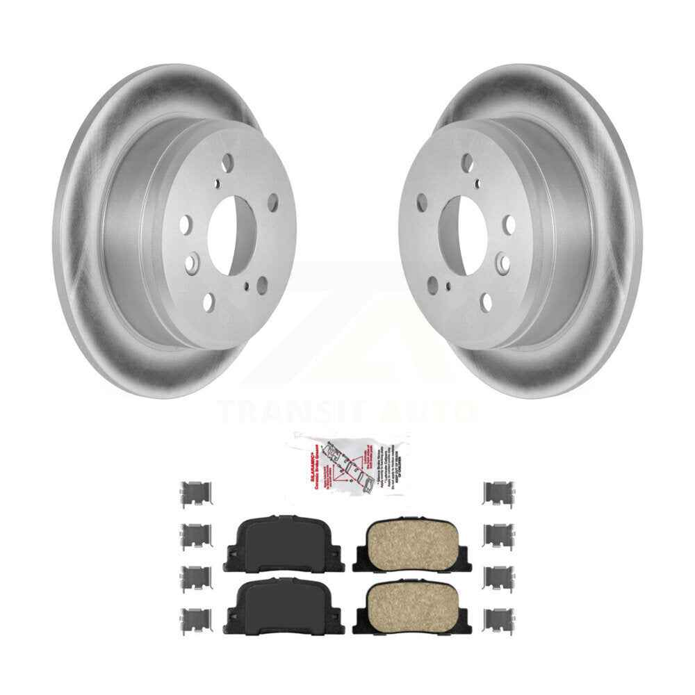 Coated Disc Rotors and Ceramic Brake Pads Kit-KGA-103824 - Kit.bestparts.ca