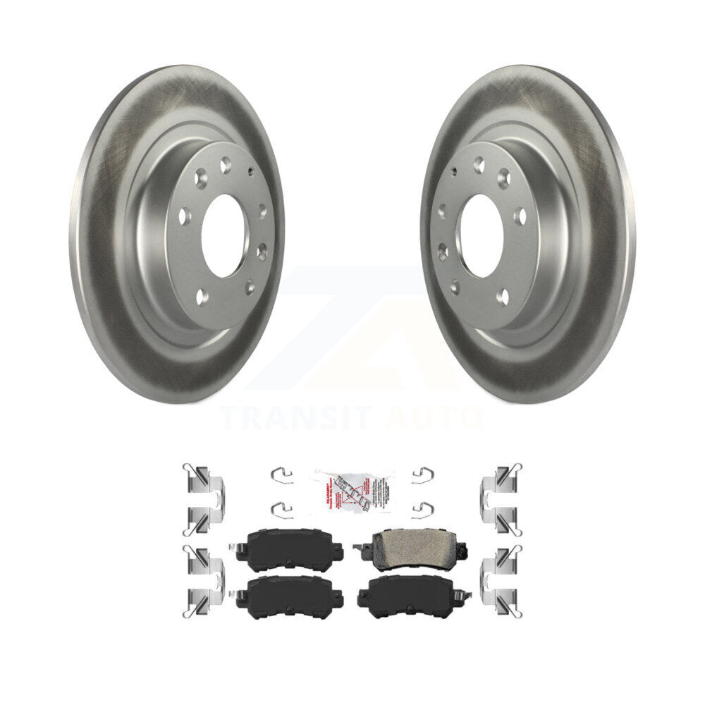 Coated Disc Rotors and Ceramic Brake Pads Kit-KGA-103843 - Kit.bestparts.ca