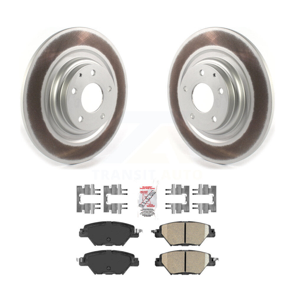 Coated Disc Rotors and Ceramic Brake Pads Kit-KGA-103850 - Kit.bestparts.ca