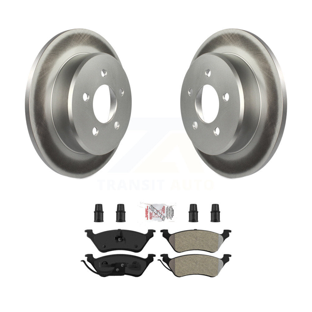 Coated Disc Rotors and Semi-Metallic Brake Pads Kit-KGA-103857 - Kit.bestparts.ca