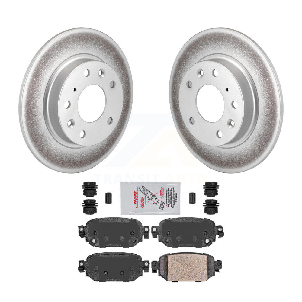 Coated Disc Rotors and Ceramic Brake Pads Kit-KGA-103869 - Kit.bestparts.ca