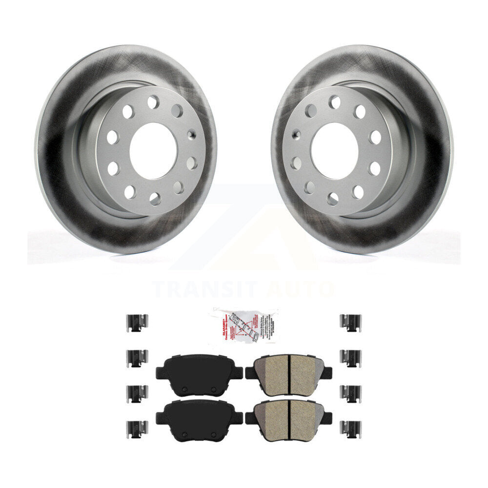 Coated Disc Rotors and Semi-Metallic Brake Pads Kit-KGA-103885 - Kit.bestparts.ca