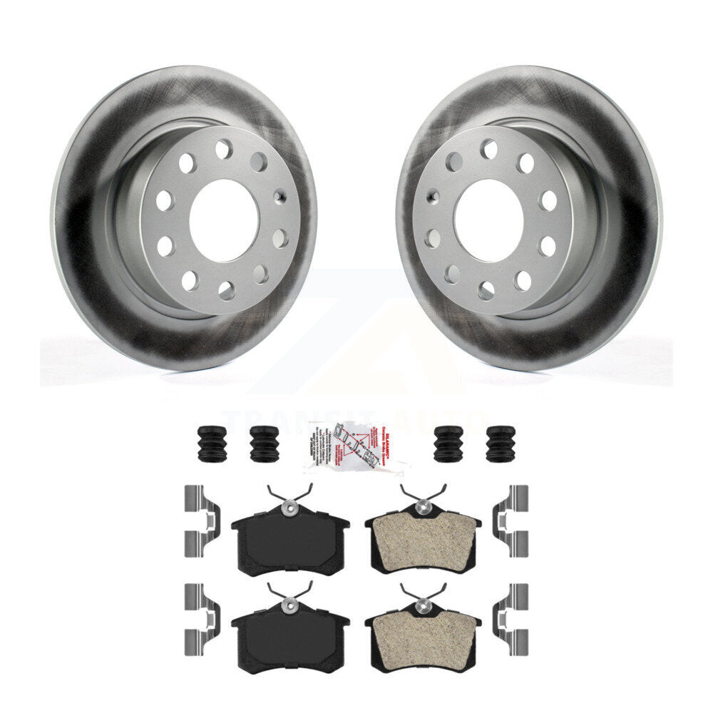 Coated Disc Rotors and Semi-Metallic Brake Pads Kit-KGA-103886 Kit.bestparts.ca
