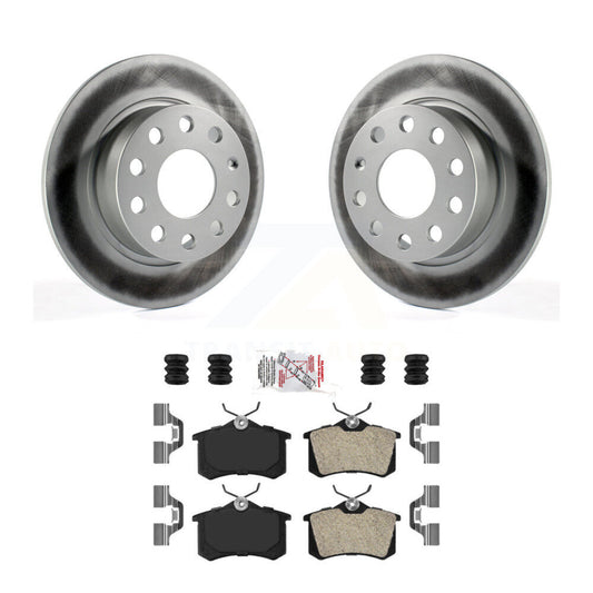 Coated Disc Rotors and Semi-Metallic Brake Pads Kit-KGA-103886