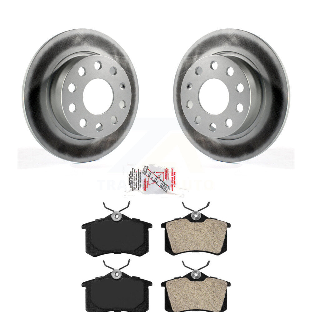 Coated Disc Rotors and Semi-Metallic Brake Pads Kit-KGA-103887