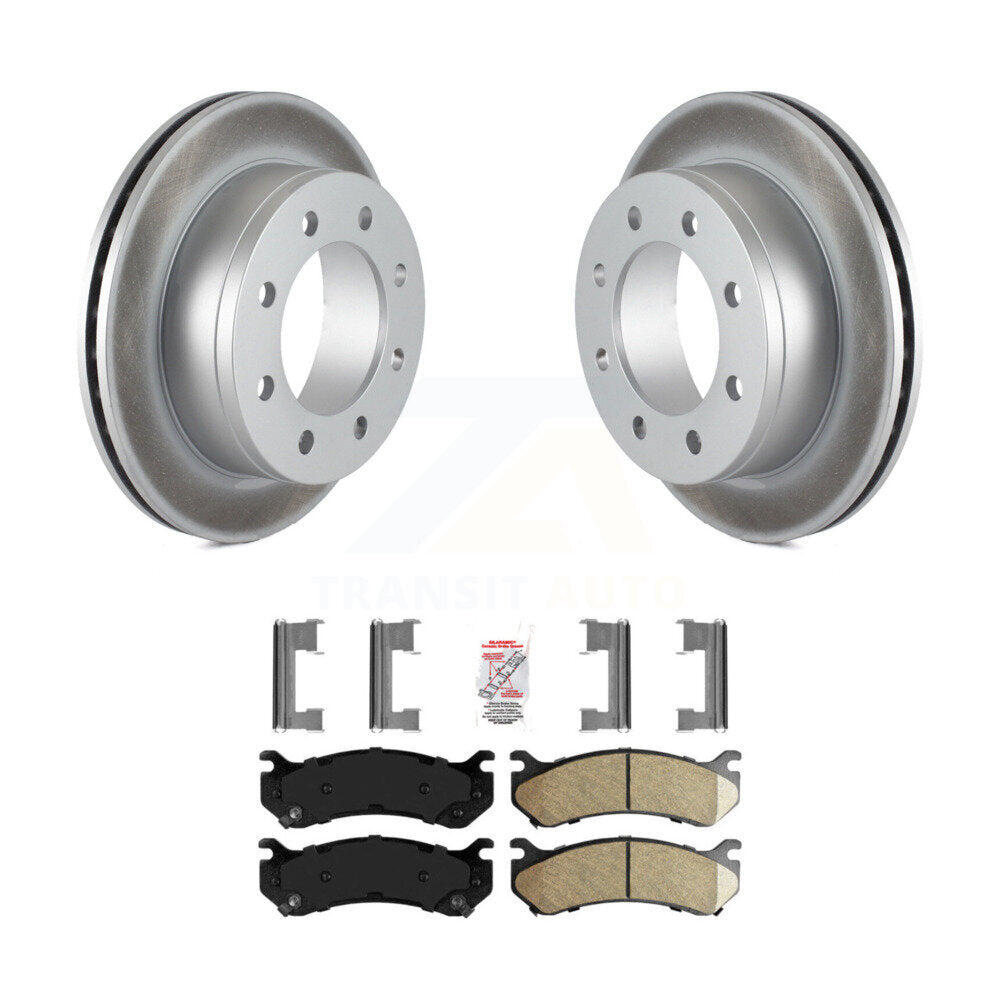 Coated Disc Rotors and Ceramic Brake Pads Kit-KGA-103905 - Kit.bestparts.ca
