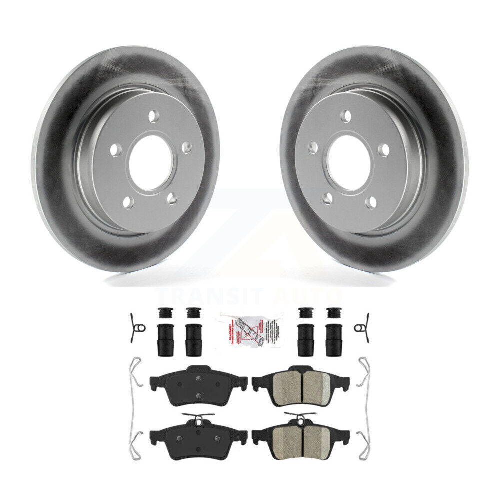 Coated Disc Rotors and Ceramic Brake Pads Kit-KGA-103918 - Kit.bestparts.ca