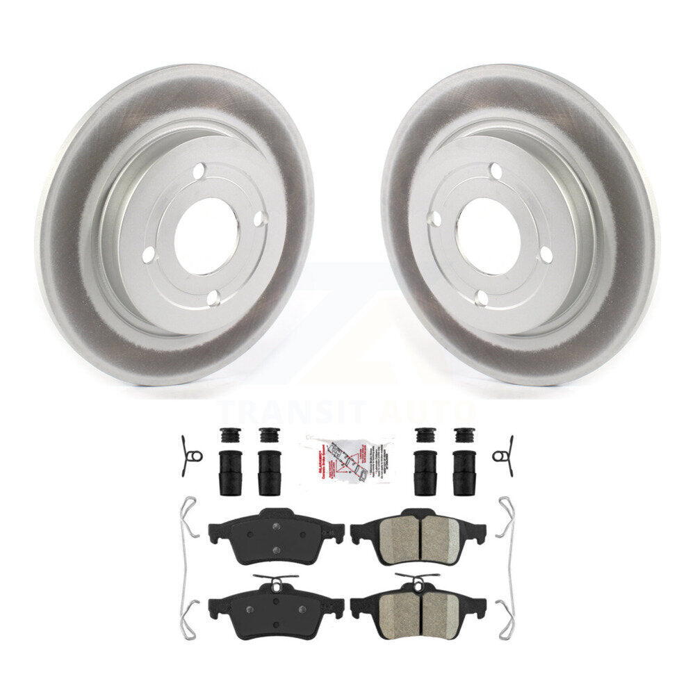Coated Disc Rotors and Ceramic Brake Pads Kit-KGA-103942 - Kit.bestparts.ca