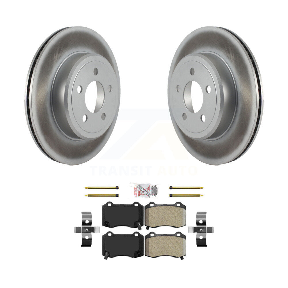 Coated Disc Rotors and Semi-Metallic Brake Pads Kit-KGA-103978