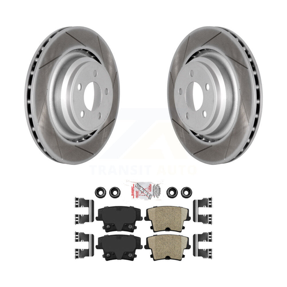 coated slotted disc rotors and ceramic brake pads-kga-103982 - Kit.bestparts.ca