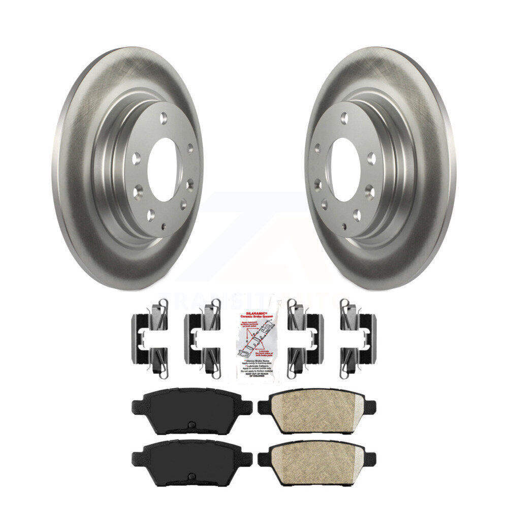 Coated Disc Rotors and Ceramic Brake Pads Kit-KGA-103989 - Kit.bestparts.ca