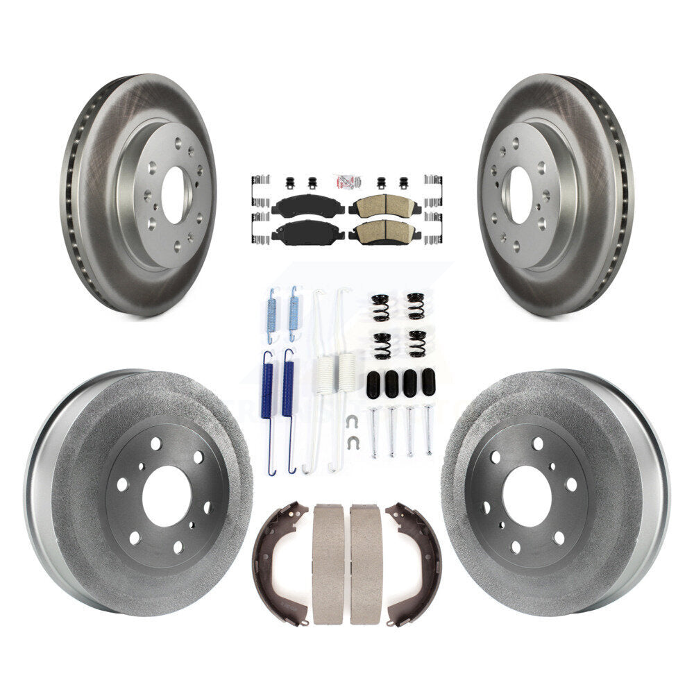 Coated Disc Rotors and Ceramic Brake Pads Kit-KGA-104205 - Kit.bestparts.ca