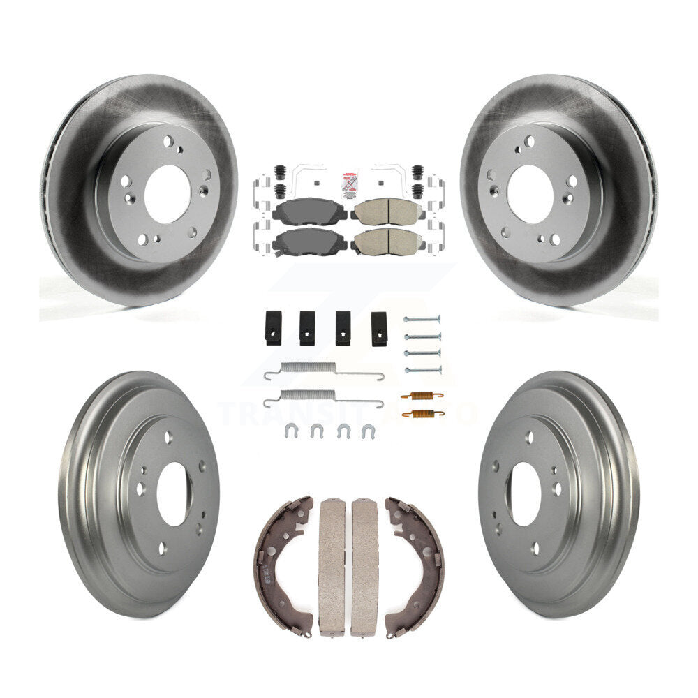 Coated Disc Rotors and Ceramic Brake Pads Kit-KGA-104218 - Kit.bestparts.ca