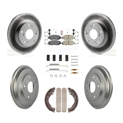 Coated Disc Rotors and Ceramic Brake Pads Kit-KGA-104218 - Kit.bestparts.ca