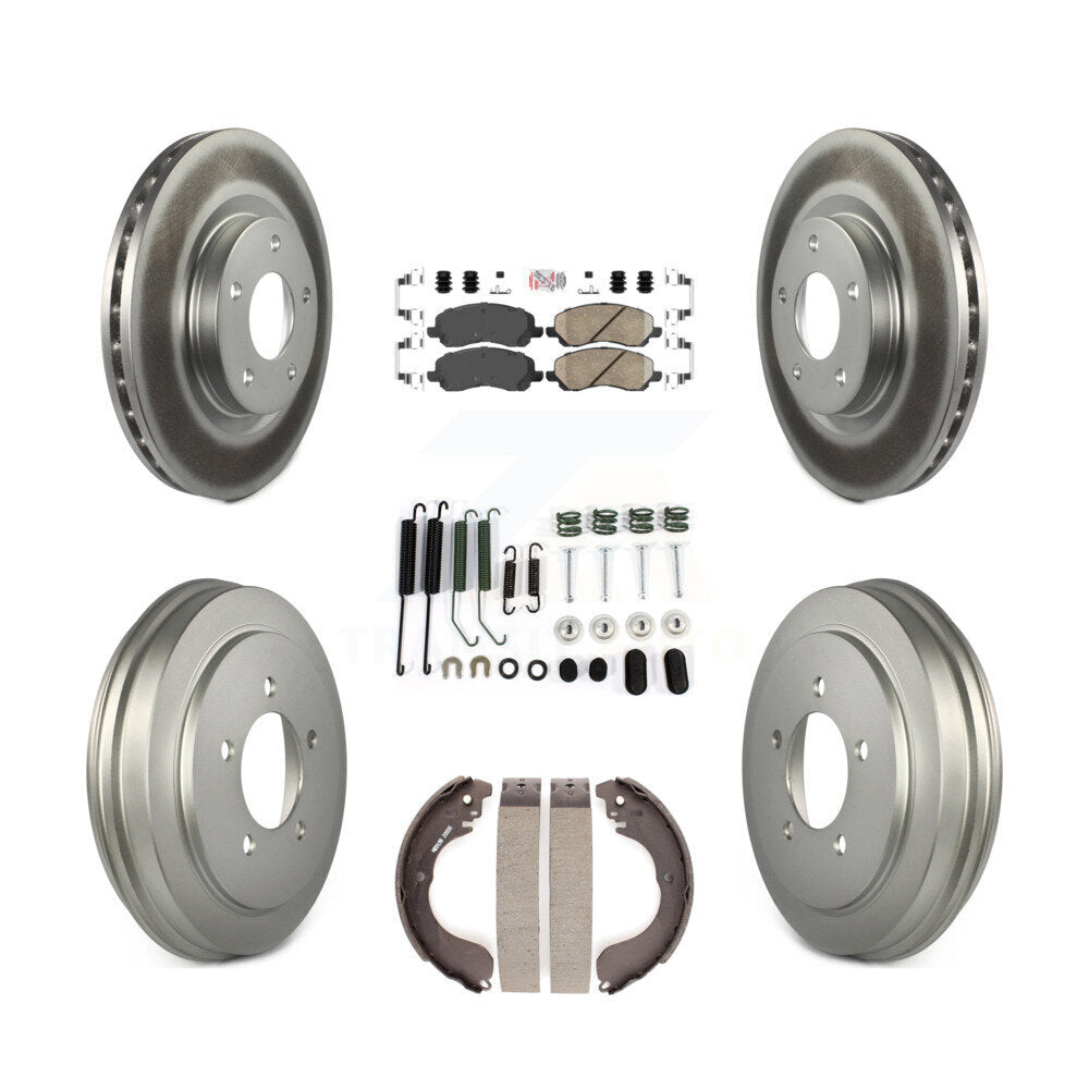 Coated Disc Rotors and Ceramic Brake Pads Kit-KGA-104245 - Kit.bestparts.ca