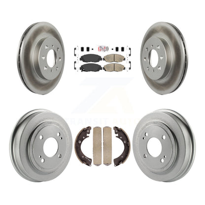 Coated Disc Rotors and Ceramic Brake Pads Kit-KGA-104282 - Kit.bestparts.ca