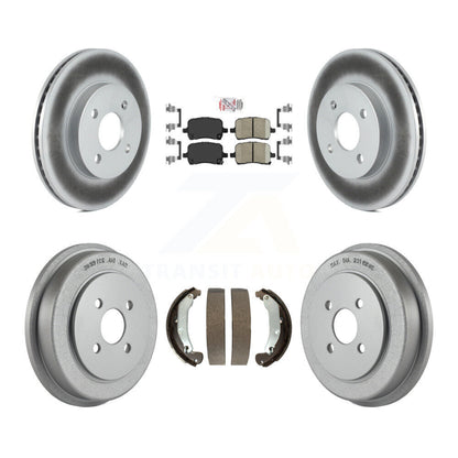 Coated Disc Rotors and Ceramic Brake Pads Kit-KGA-104336