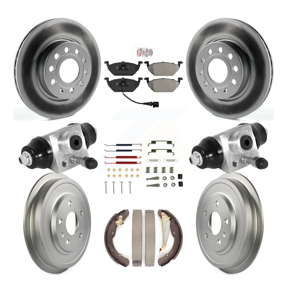 Coated Disc Rotors and Semi-Metallic Brake Pads Kit-KGA-104518 - Kit.bestparts.ca