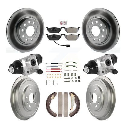 Coated Disc Rotors and Semi-Metallic Brake Pads Kit-KGA-104518 - Kit.bestparts.ca