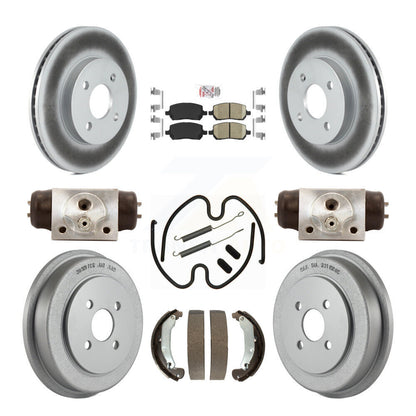 Coated Disc Rotors and Ceramic Brake Pads Kit-KGA-104521 - Kit.bestparts.ca