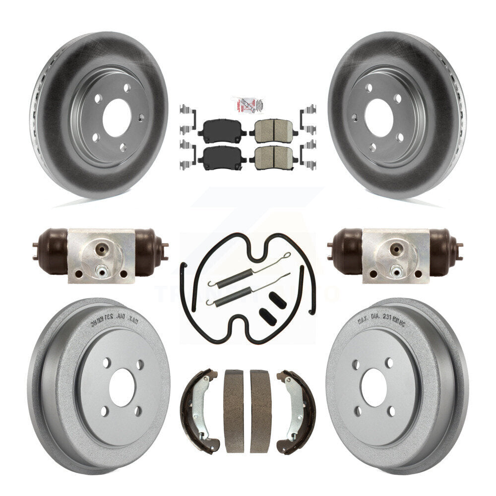 Coated Disc Rotors and Ceramic Brake Pads Kit-KGA-104528 - Kit.bestparts.ca Kit.bestparts.ca