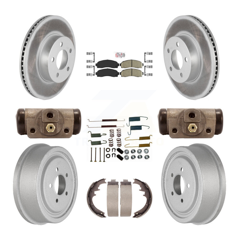 Coated Disc Rotors and Ceramic Brake Pads Kit-KGA-104541 - Kit.bestparts.ca