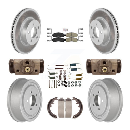 Coated Disc Rotors and Ceramic Brake Pads Kit-KGA-104541 - Kit.bestparts.ca