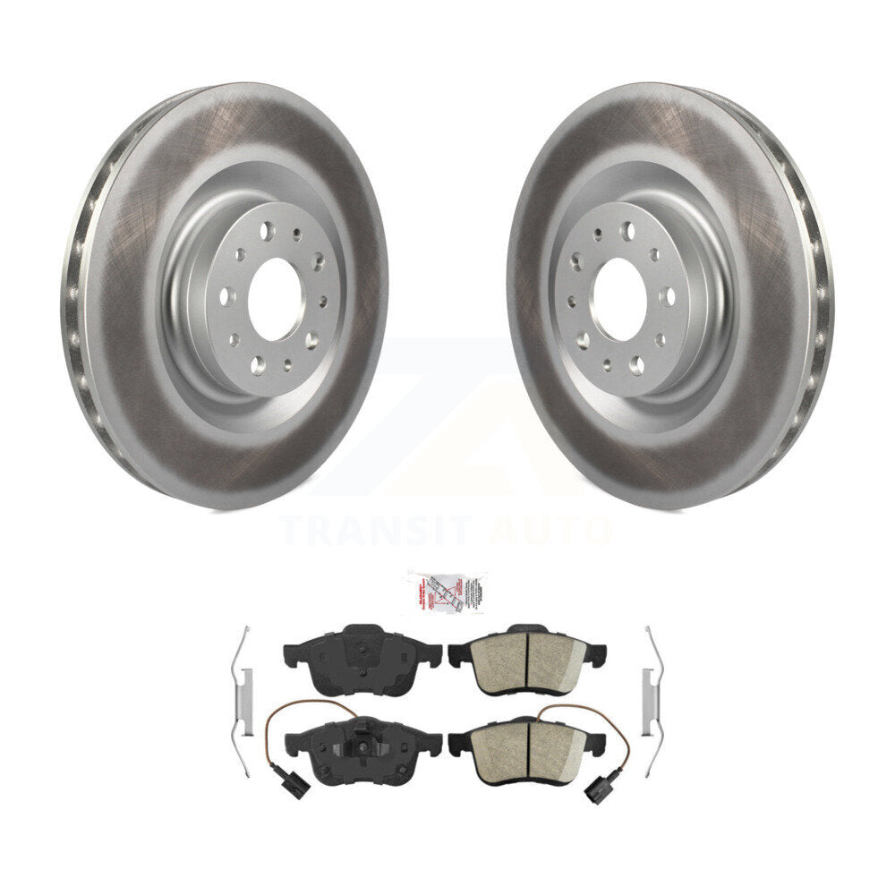 Coated Disc Rotors and Ceramic Brake Pads Kit-KGA-104615 - Kit.bestparts.ca