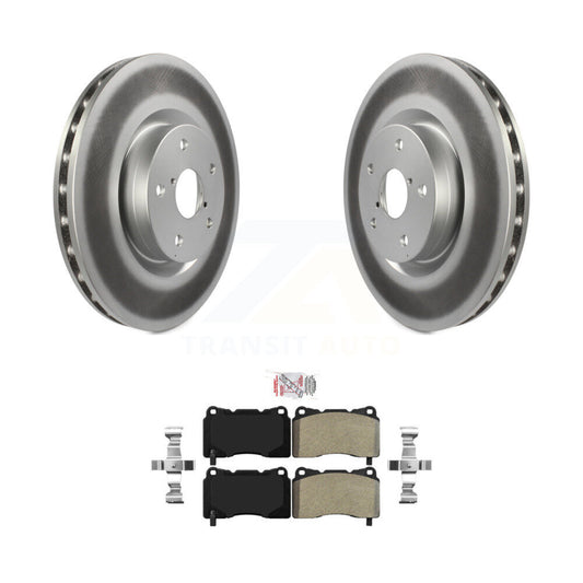 Coated Disc Rotors and Semi-Metallic Brake Pads Kit-KGA-104643 - Kit.bestparts.ca