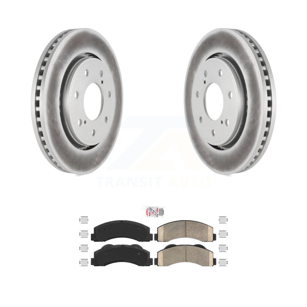 Coated Disc Rotors and Ceramic Brake Pads Kit-KGA-104652 - Kit.bestparts.ca