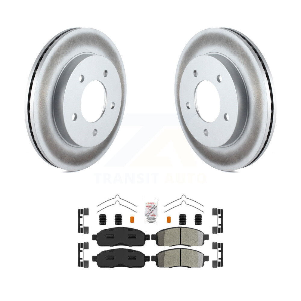 coated disc rotors and semi metallic brake pads-kga-104655 - Kit.bestparts.ca