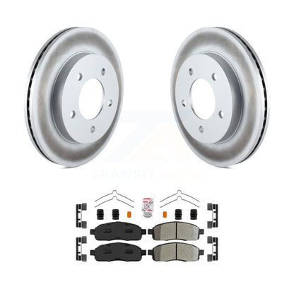 coated disc rotors and semi metallic brake pads-kga-104655 - Kit.bestparts.ca