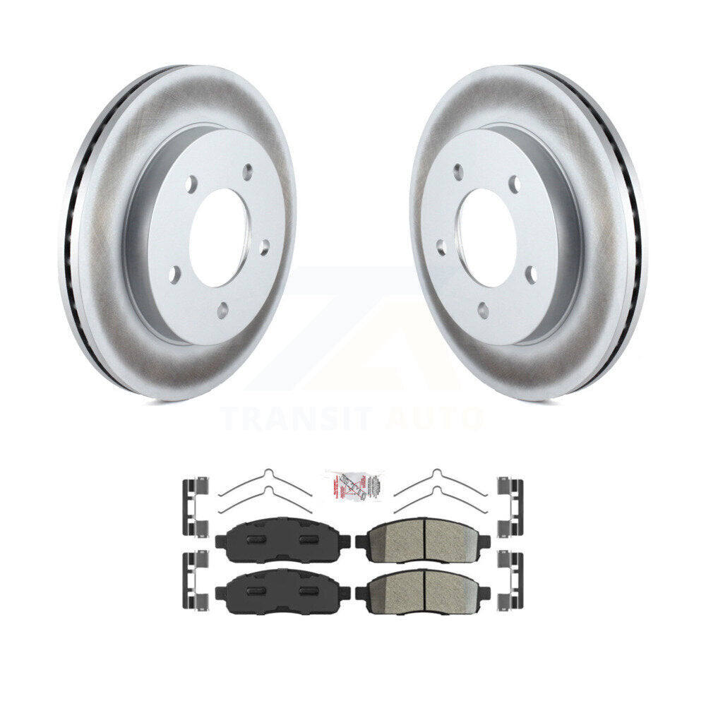 coated disc rotors and semi metallic brake pads-kga-104656 - Kit.bestparts.ca