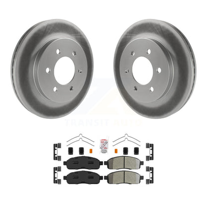 Coated Disc Rotors and Semi-Metallic Brake Pads Kit-KGA-104657 - Kit.bestparts.ca