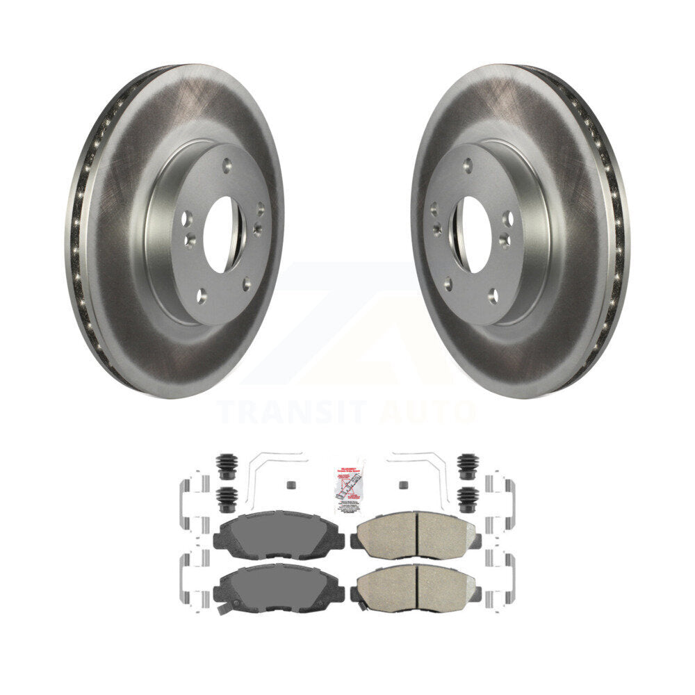 Coated Disc Rotors and Ceramic Brake Pads Kit-KGA-104700 - Kit.bestparts.ca