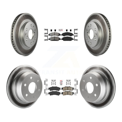 Disc Rotors and Semi-Metallic (Front) & Ceramic (Rear) Brake Pads Kit-KGA-104763 - Kit.bestparts.ca