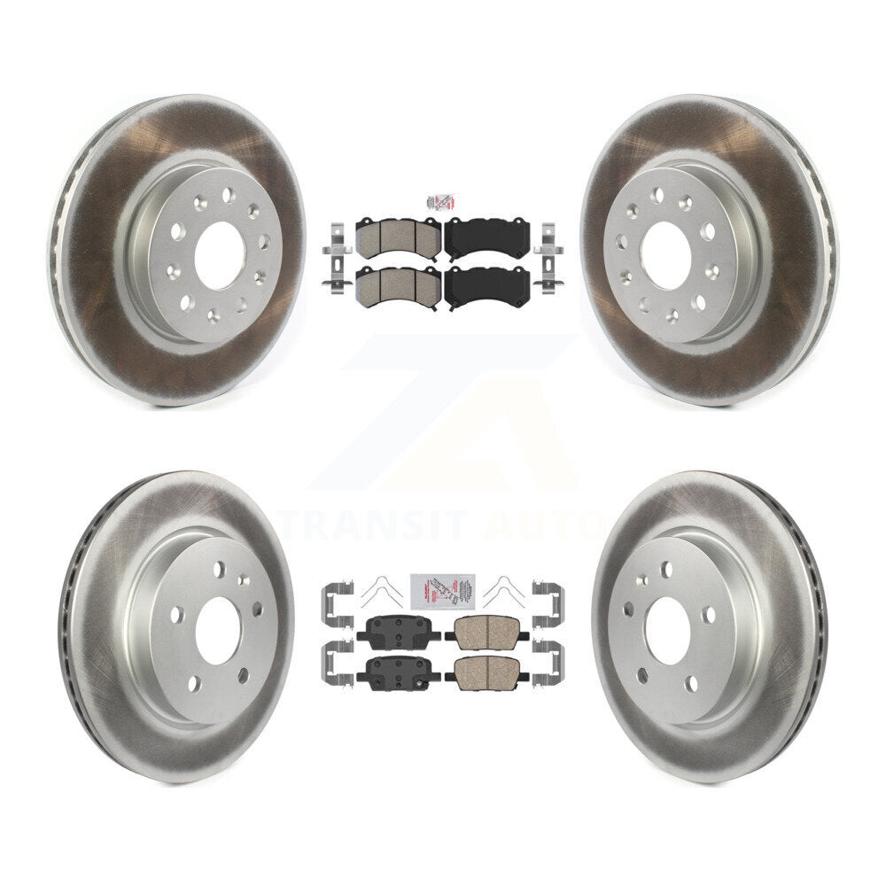 Disc Rotors and Semi-Metallic (Front) & Ceramic (Rear) Brake Pads Kit-KGA-104772 - Kit.bestparts.ca Kit.bestparts.ca