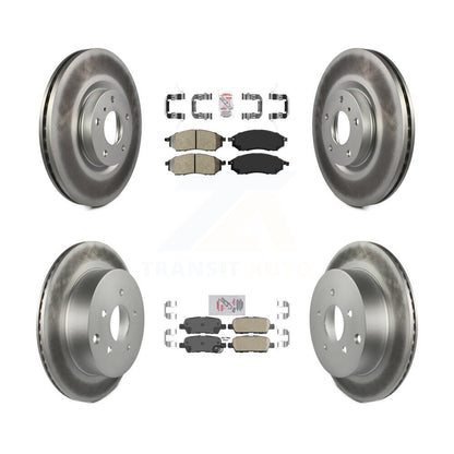 disc rotors and semi metallic front ceramic rear brake pads-kga-104888 - Kit.bestparts.ca
