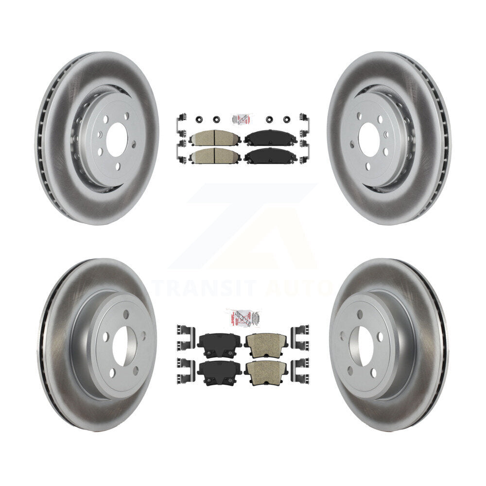 Coated Disc Rotors and Ceramic Brake Pads Kit-KGA-104975 - Kit.bestparts.ca
