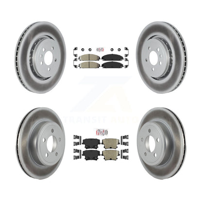 Coated Disc Rotors and Ceramic Brake Pads Kit-KGA-104975 - Kit.bestparts.ca