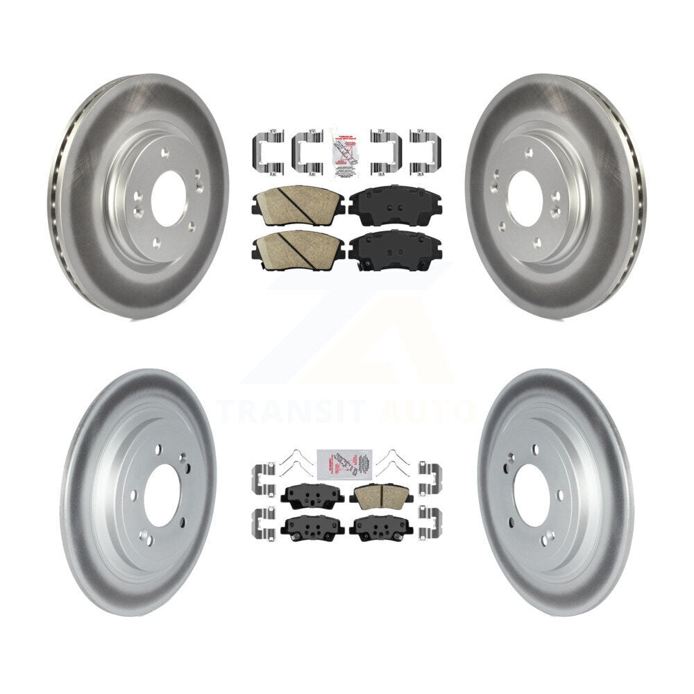 Coated Disc Rotors and Ceramic Brake Pads Kit-KGA-105024 - Kit.bestparts.ca Kit.bestparts.ca