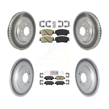 Coated Disc Rotors and Ceramic Brake Pads Kit-KGA-105024 - Kit.bestparts.ca