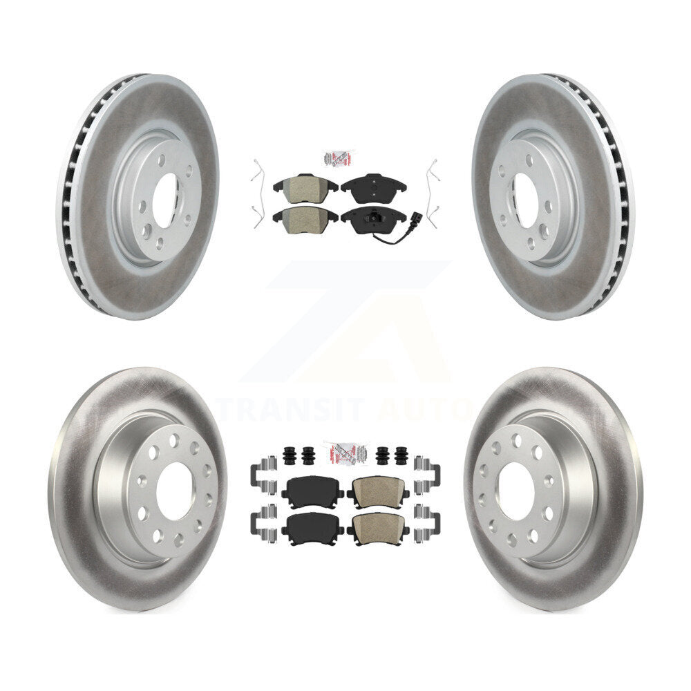 Disc Rotors and Semi-Metallic (Front) & Ceramic (Rear) Brake Pads Kit-KGA-105036 - Kit.bestparts.ca Kit.bestparts.ca