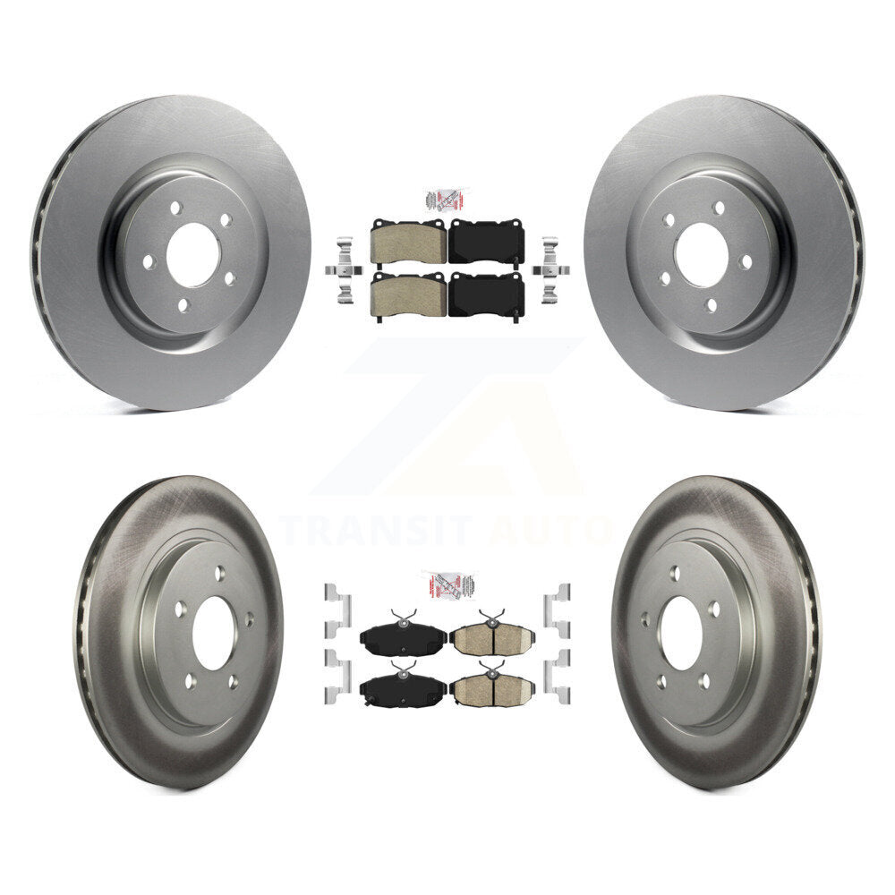 Disc Rotors and Semi-Metallic (Front) & Ceramic (Rear) Brake Pads Kit-KGA-105065 - Kit.bestparts.ca Kit.bestparts.ca
