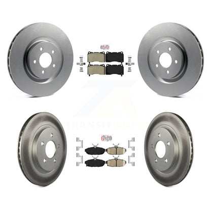 Disc Rotors and Semi-Metallic (Front) & Ceramic (Rear) Brake Pads Kit-KGA-105065 - Kit.bestparts.ca