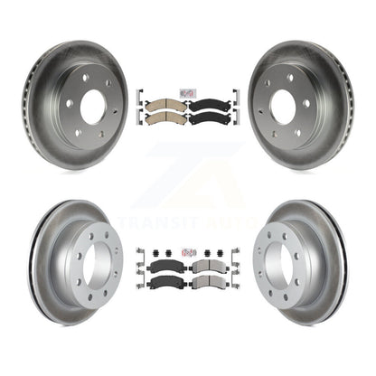 Disc Rotors and Ceramic (Front) & Semi-Metallic (Rear) Brake Pads Kit-KGA-105079 - Kit.bestparts.ca