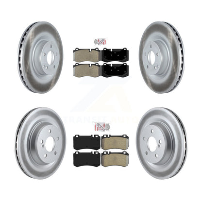 Coated Disc Rotors and Semi-Metallic Brake Pads Kit-KGA-105178 - Kit.bestparts.ca