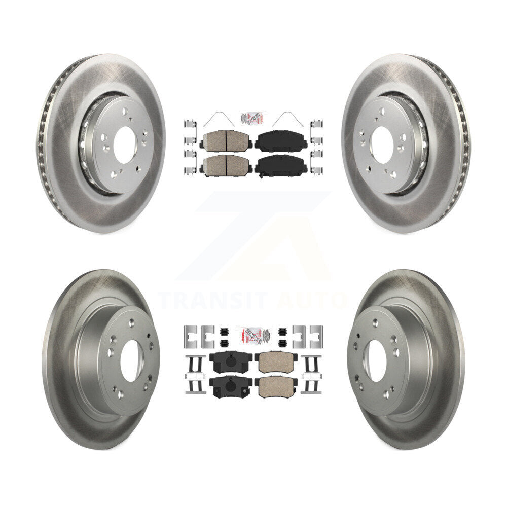 Coated Disc Rotors and Ceramic Brake Pads Kit-KGA-105253 - Kit.bestparts.ca