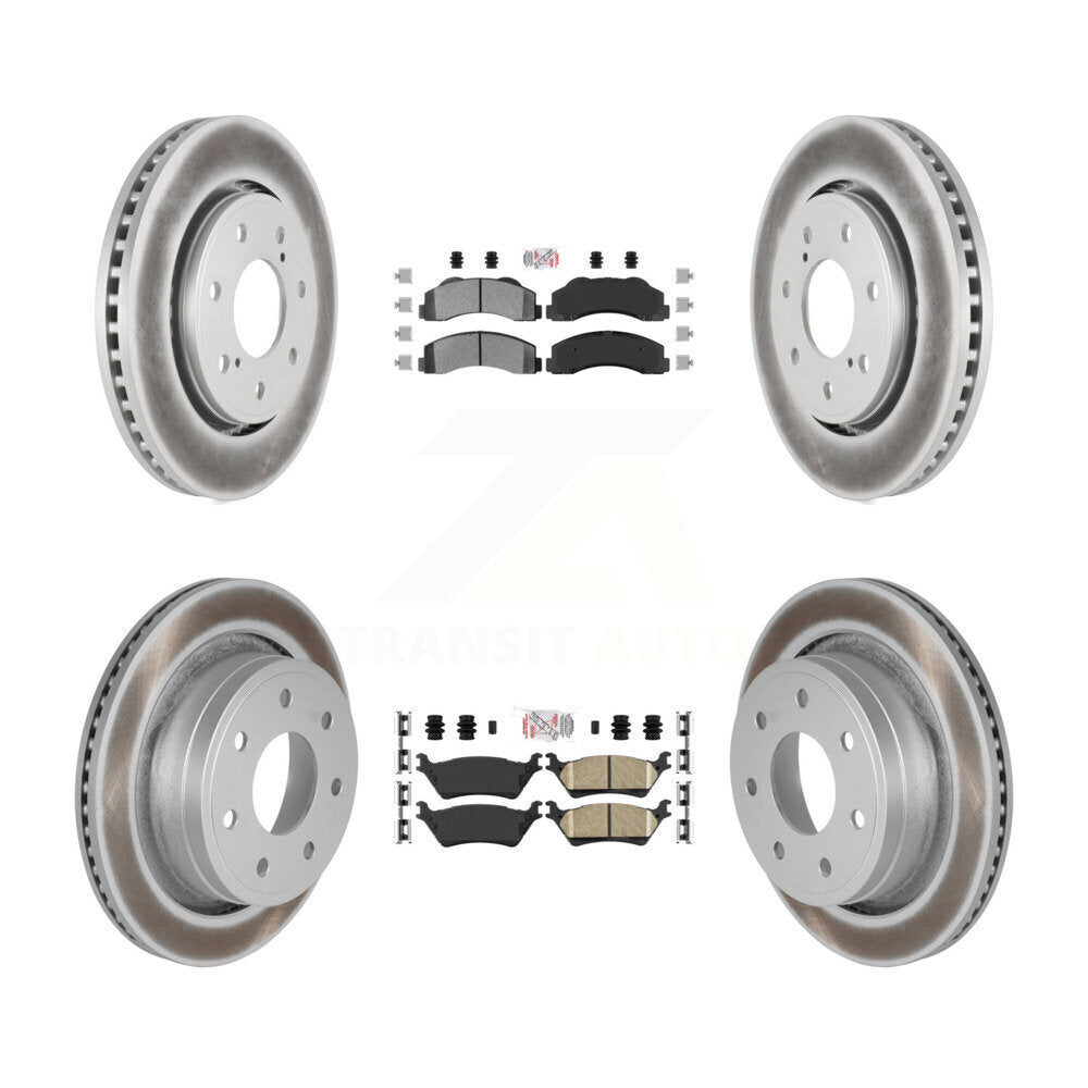 Disc Rotors and Semi-Metallic (Front) & Ceramic (Rear) Brake Pads Kit-KGA-105289 - Kit.bestparts.ca Kit.bestparts.ca