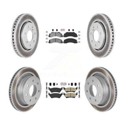 Disc Rotors and Semi-Metallic (Front) & Ceramic (Rear) Brake Pads Kit-KGA-105289 - Kit.bestparts.ca